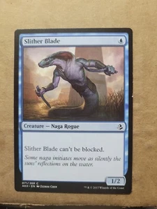 MTG Magic the Gathering Slither Blade (71/347) Amonkhet Blue LP/NM BULK DISCOUNT - Picture 1 of 1