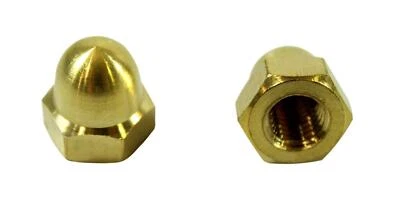 Messing Hutmutter DIN 1587, M3, M4, M5, M6, M8, M10, M12, M16 - Bild 1 von 2