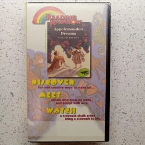 Reading Rainbow VHS "Appelemando's Dreams" Episode #105/155 LeVar Burton ExLib - Picture 1 of 7