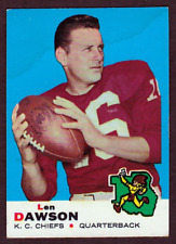 Len Dawson 1969 Topps #20 - Kansas City Chiefs - Purdue Boilermakers - VG+ 3.5