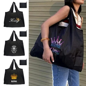 X Large WASHABLE reusable shopping bag roll up foldable grocery eco holiday - Picture 1 of 16