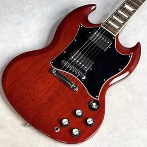 Gibson SG Standard 2024 Chitarra elettrica rossa con custodia rigida - Foto 1 di 9