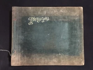 M1575 Japanese Photo Album Book Vintage 56 Sheets KIMONO Uniform Memorial - Picture 1 of 24