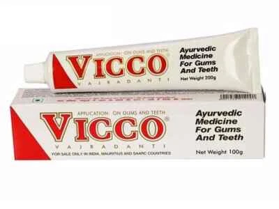 Vicco Vajradanti Toothpaste | Ayurvedic Herbal Toothpaste | 100 Gram - Image 1 of 2