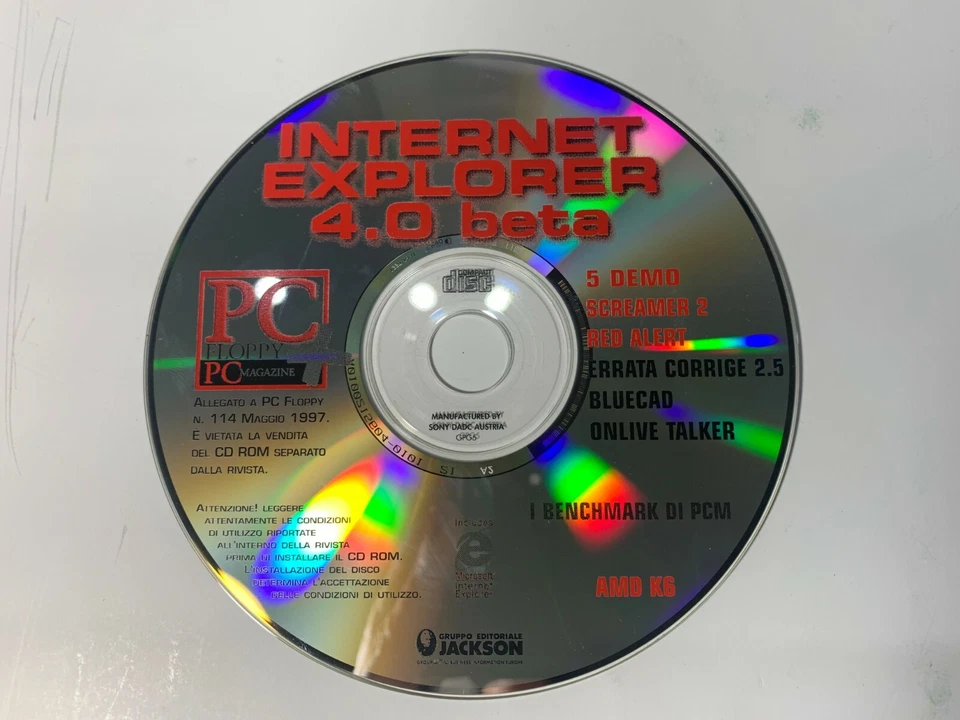 CD PC FLOPPY + PC MAGAZINE N.114 MAGGIO 1997 / INTERNET EXPLORERE 4.0 BETA - Immagine 1 di 2
