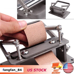 Leather Splitter Peeling Machine Stainless Steel Skiving Skiver Peeling Tool - Picture 1 of 13