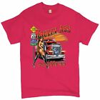 Haulin Ass on Route 66 T-shirt Historic Route 66 Trucker Teamster Men's Tee