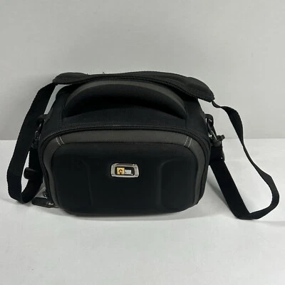 Case Logic Soft Side 10" Black Shoulder Camera Bag Compartments - Image 1 of 4