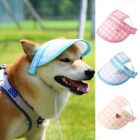 With Ear Holes Pet Sunshade Hat Adjustable Dog Dress Up Hat Puppy Sun Cap