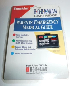 Cartucho de guía médica de emergencia para padres Franklin Bookman nuevo - Imagen 1 de 2