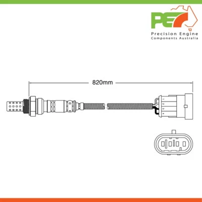2x New * OEM * Post-Cat LH & RH Oxygen Sensors For Alfa Romeo GT AR937 3.2L - Image 1 of 4