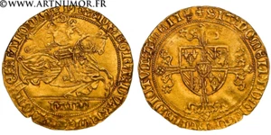 Comté de Hainaut - Philippe le Bon, Cavalier d'or - Picture 1 of 1