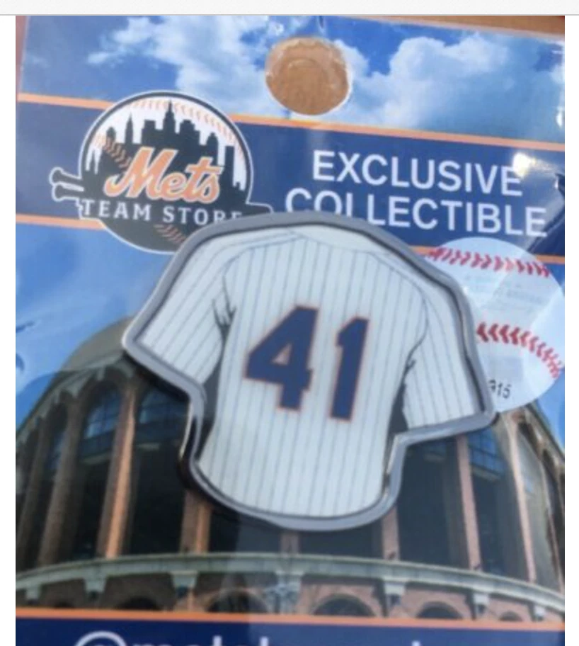 2019 NEW YORK METS 1969 WORLD SERIES CHAMPS 50TH ANNIVERSARY TOM SEAVER #41 PIN - Image 1 of 1