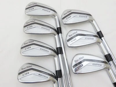 New Tour Edge Exotics C723 Iron Set 4-PW TT Elevate MPH 95 Regular Flex Steel - Image 1 of 4