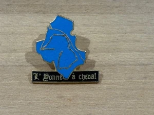 b PINS PIN CHEVAL HORSE L'YONNE VERSION ENAMEL DORE EGF - Picture 1 of 1