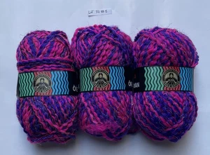 OREN BAYAN KONULAN MARKA HAND KNITTING YARN 50 GRAM PINK/BLUE BALLS LOT 32 # 5 - Picture 1 of 8