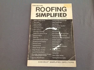 1974 Roofing Simplified Softcover - Foto 1 di 11