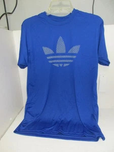Men's Adidas Short Sleeve T-Shirt Blue/White Size Medium New!!! - Picture 1 of 2
