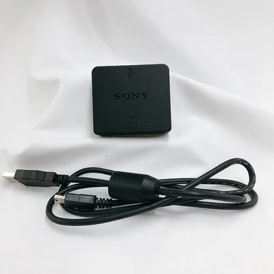 Sony PS3 Memory Card Adapter CECHZM1 PS2 Data Transfer With USB cable Used - Image 1 of 4