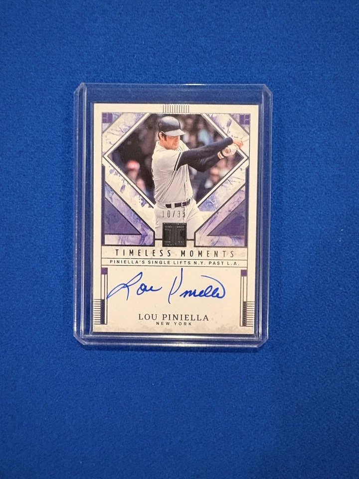 Panini Impecable Lou Piniella 2025 en tarjeta automática/35 #TMS-LP Foto 1 de 2