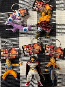 Dragon Ball Z GT Figur Schlüsselanhänger Set 5 Goku Broly Gogeta Maskottchen Japan M640 - Bild 1 von 3