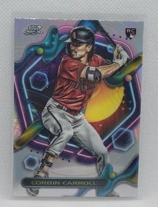 2023 Topps Cosmic Chrome Corbin Carroll RC Refractor #7 Diamondbacks  - Picture 1 of 2