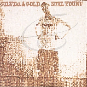 NEIL YOUNG SILVER&GOLD Album Cover Promo 12x12 Flat Double Sided Poster - Picture 1 of 4