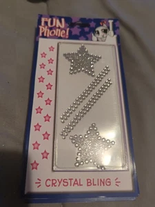 NEW Silver STAR DECOR PEEL & STICK ON - NO GLUE NEEDED NIP - Picture 1 of 2