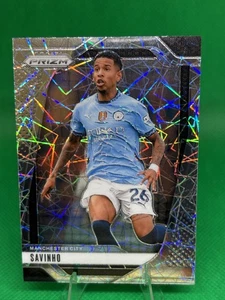 2024-25 Panini Prizm Premier League Savinho Lazer Prizm Manchester #5 - Foto 1 di 2