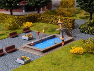 N Scale Buildings - 47668 - N Pool - Kit - Picture 1 of 2