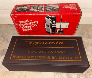 Vintage NOS New Realistic 21-1506 Road Emergency 2 Way CB Radio 40 Channel - Bild 1 von 5