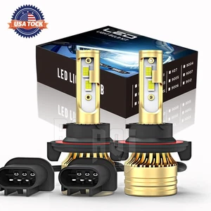 Nartoup H13 9008 LED Headlight Bulb High/Lo Beam Kit 15000LM 6000K Dual CSP 100W - Picture 1 of 11