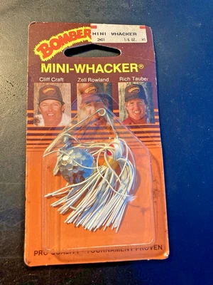 Señuelo Bomber Bait Mini-Whacker Spinner Bait ultraligero 1/6 oz Foto 1 de 2
