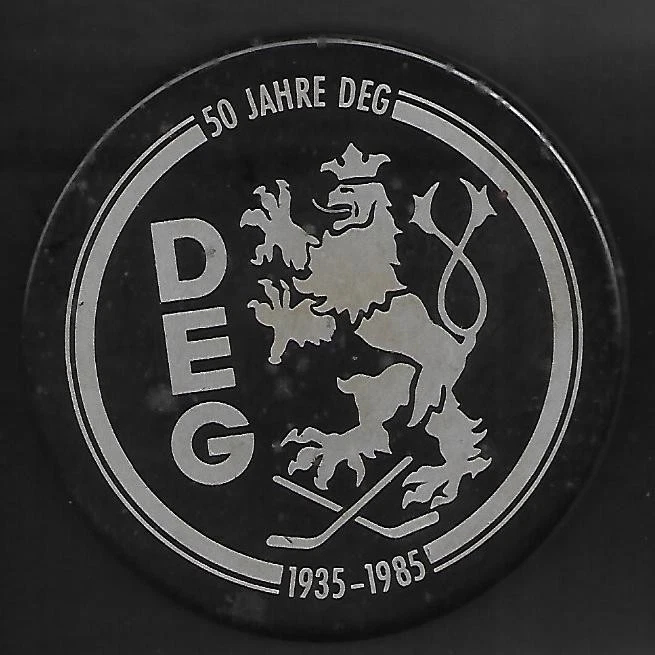 Eishockey Puck  50 JAHRE  DÜSSELDORFER EG   DEG      DEL NHL - Bild 1 von 1