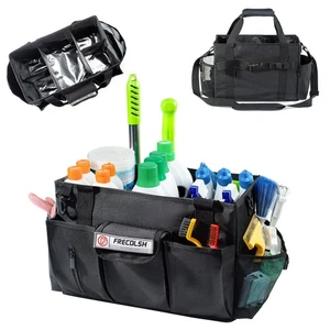 Carrito de limpieza grande para proveedores de limpieza organizador, organizador de almacenamiento de 15" para... - Imagen 1 de 7