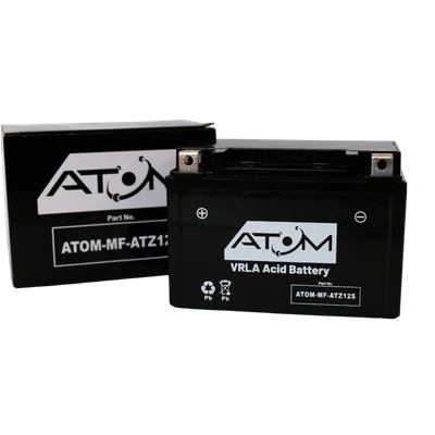 YTZ12S - Atom AGM Motorcycle Battery 10.5Ah 240CCA Honda VTR 1000 SP2 2002-2006 - Image 1 of 4