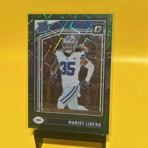 2024 Panini Donruss Optic - Rated Rookie Marist Liufau #273 Green Velocity Prizm - Picture 1 of 5