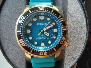 Citizen eco drive 200m promaster with new spare strap( BN0162-02X ) - Picture 1 of 8