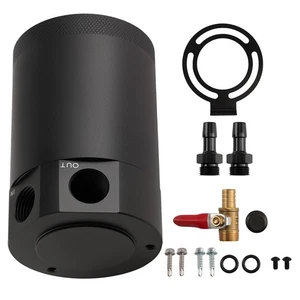 ÖlCatchTank Ölsammler Ölbehälter Oil Auffangbehälter PCV universal 2-Port - Picture 1 of 11