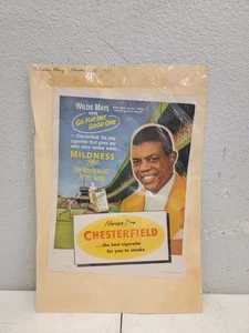 Póster anuncio de novato Willie Mays NOVIEMBRE 1951 NUESTRO MUNDO ¡Raro!! - Imagen 1 de 14