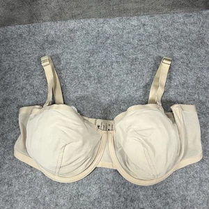 Sujetador CUUP The Balconette para mujer 36E beige malla nude con aros correas ajustables - Imagen 1 de 9
