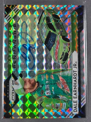 2020 Panini Racing Prizm Dale Earnhardt Jr Patented Penmanship Mosaic /60 Auto - Image 1 of 2