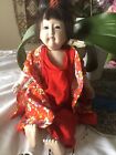 Vintage Japanese ichimatsu Style doll Japanese doll Girl kimono Antique doll