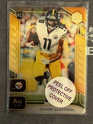 2020 PANINI ELEMENTS GOLD /91 METAL CHASE CLAYPOOL RC ROOKIE Steelers - Image 1 of 2