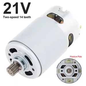 RS550 DC Motor 14 Teeth 8.2mm Gear 21V 29800RPM Replace Electric Saw Motor USA - Picture 1 of 12