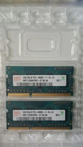 Hynix 2GB (2x1GB) 2Rx16 PC3-8500S-7-10 HMT112S6AFR6C-G7 Laptop MacBook UNTESTED - Picture 1 of 1