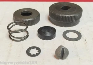 Harley 62051-40 Fuel Gas Shut Off Knob Kit 40-65 Knucklehead WLA WLC Parkerized - Picture 1 of 4