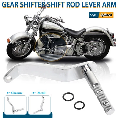 Gear Shifter Shift Rod Lever Arm For Harley Heritage Softail Springer Fat Boy Foto 1 de 4
