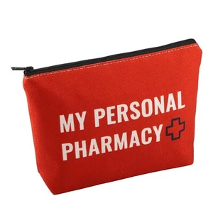 PWHAOO Pharmacy Technician Makeup Bag My Personal Pharmacy Cosmetic Bag Pharm... - Picture 1 of 7