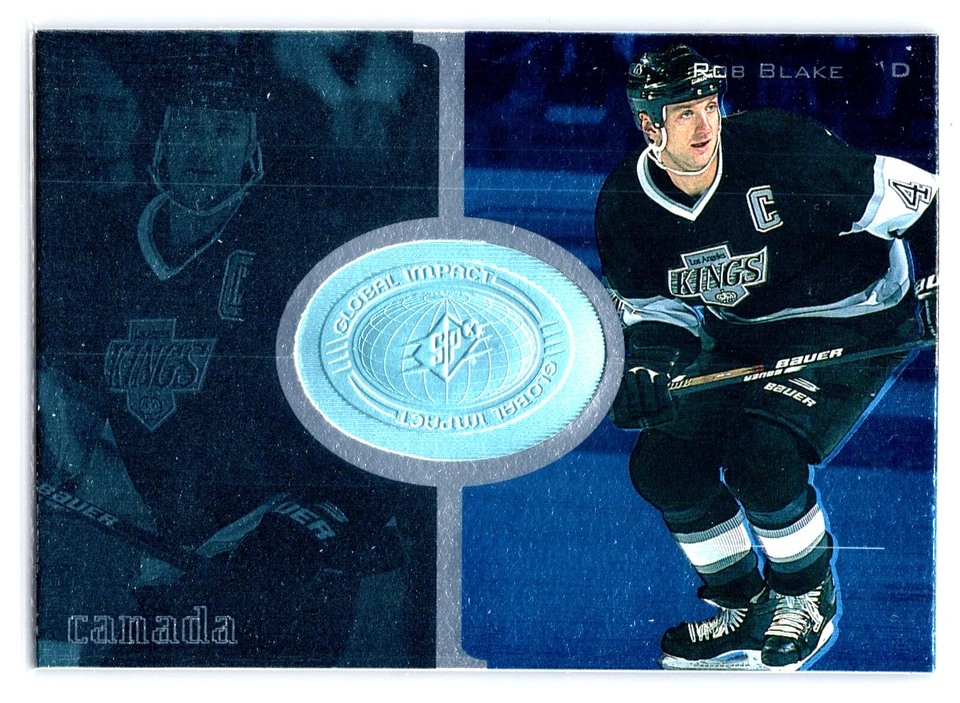 1998-99 UPPER DECK SPX FINITE  # 108 ROB BLAKE   #D/6950 - Image 1 of 2